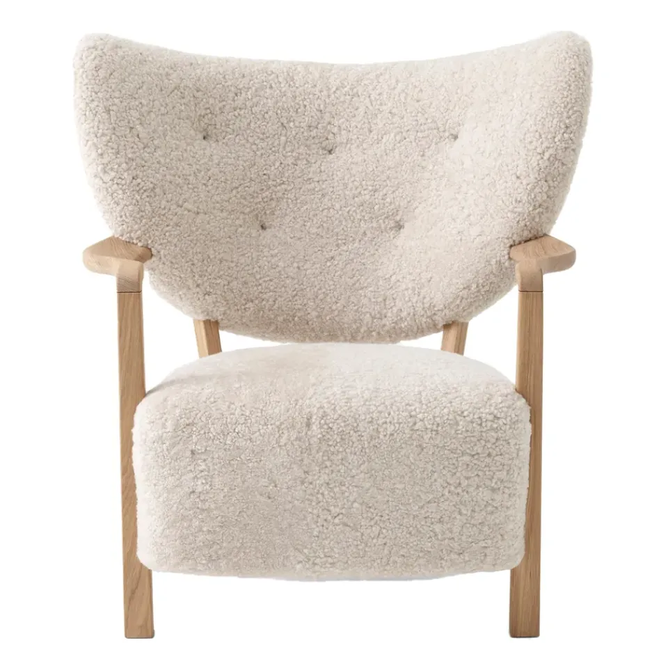 Butaca Lounge Wulff Lounge Chair ATD2, roble aceitado-Moonlight*&Tradition Hot