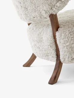 Butaca Lounge Wulff Lounge Chair ATD2, nogal aceitado-Moonlight*&Tradition