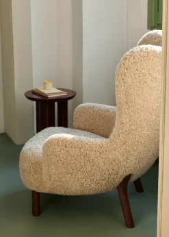 Butaca Petra VB3 High incl. pouf ATD1, Nogal aceitado-Sheepskin Moonlight*&Tradition Clearance