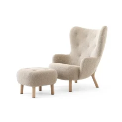 Butaca Petra VB3 High incl. pouf ATD1, Roble aceitado-Karakorum 003*&Tradition Sale