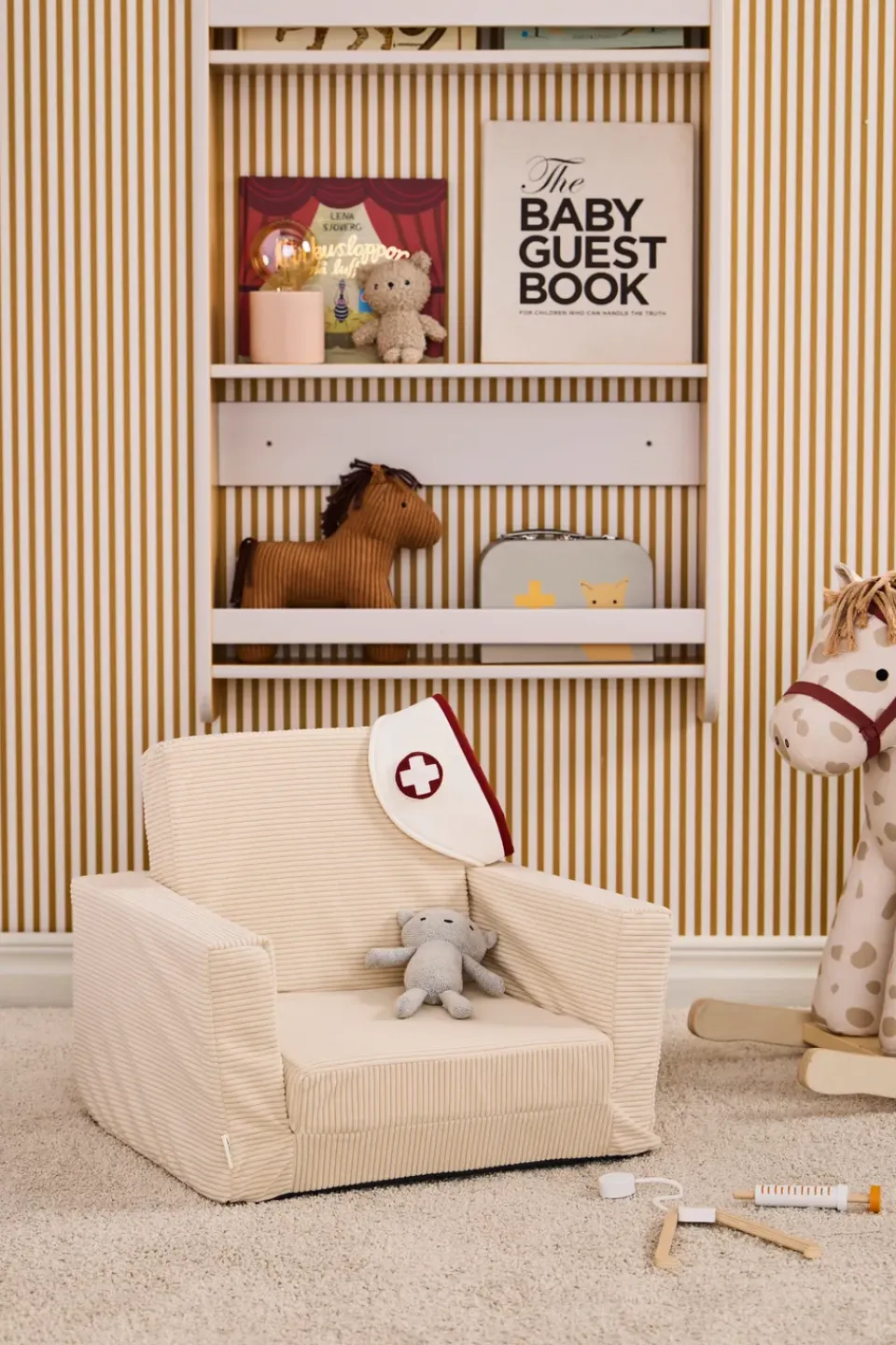 Butaca plegable Kid's Base, natural*Kid's Concept Clearance