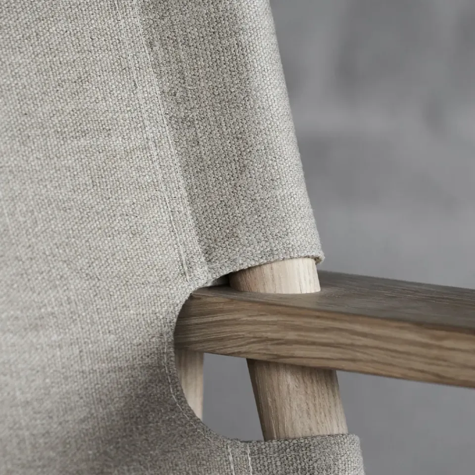 Butaca The Canvas Chair, Estructura Canvas natural aceitada clara*Fredericia Furniture Best