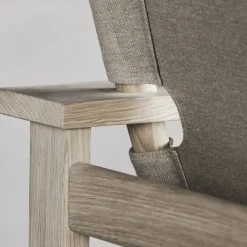 Butaca The Canvas Chair, Estructura Canvas natural aceitada clara*Fredericia Furniture Best