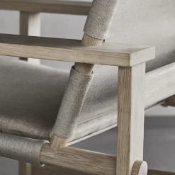 Butaca The Canvas Chair, Estructura Canvas natural aceitada clara*Fredericia Furniture Best