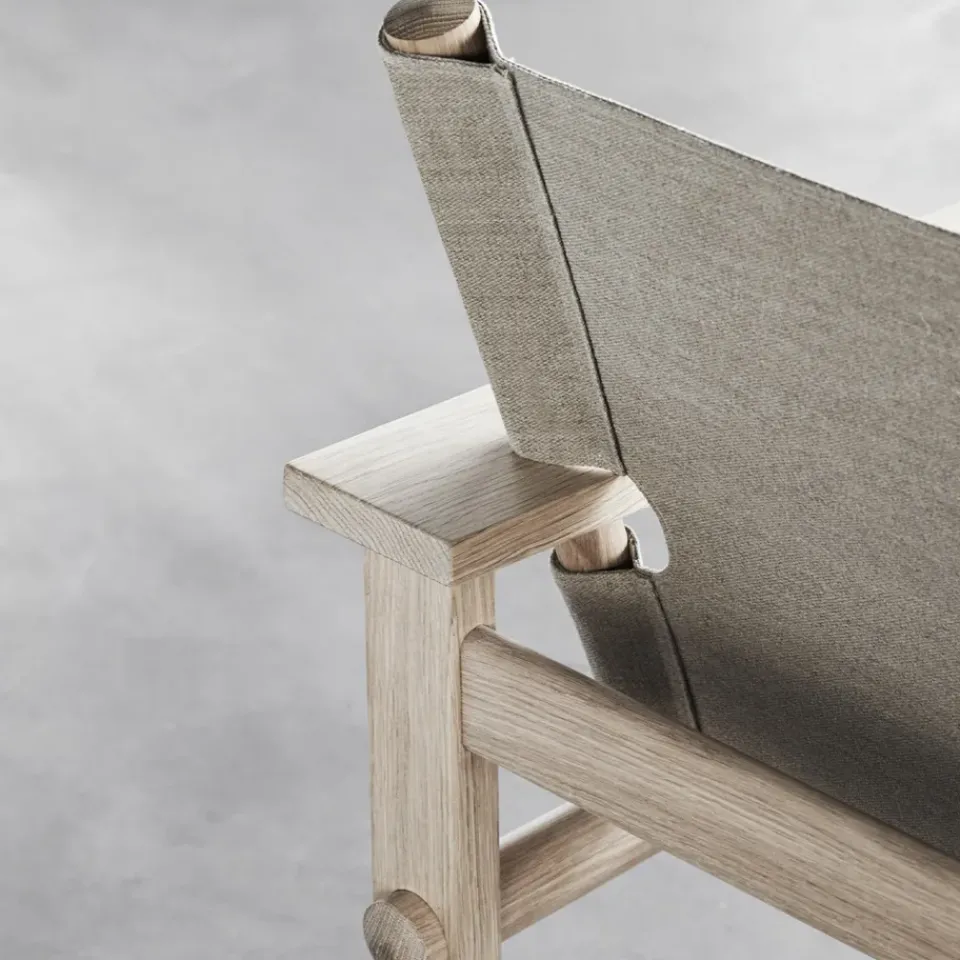 Butaca The Canvas Chair, Estructura Canvas natural aceitada clara*Fredericia Furniture Best