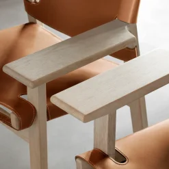 Butaca The Spanish Chair, Cuero cognac - roble aceitado*Fredericia Furniture Best