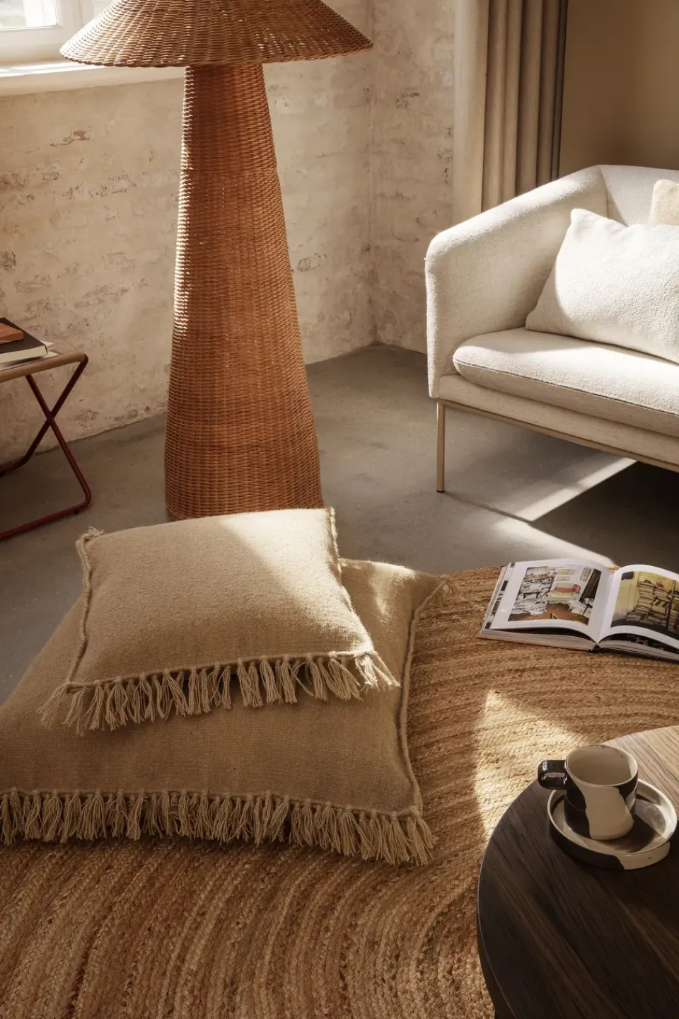 Butaca Turn, Cashmere bouclé offwhite*Ferm Living Hot