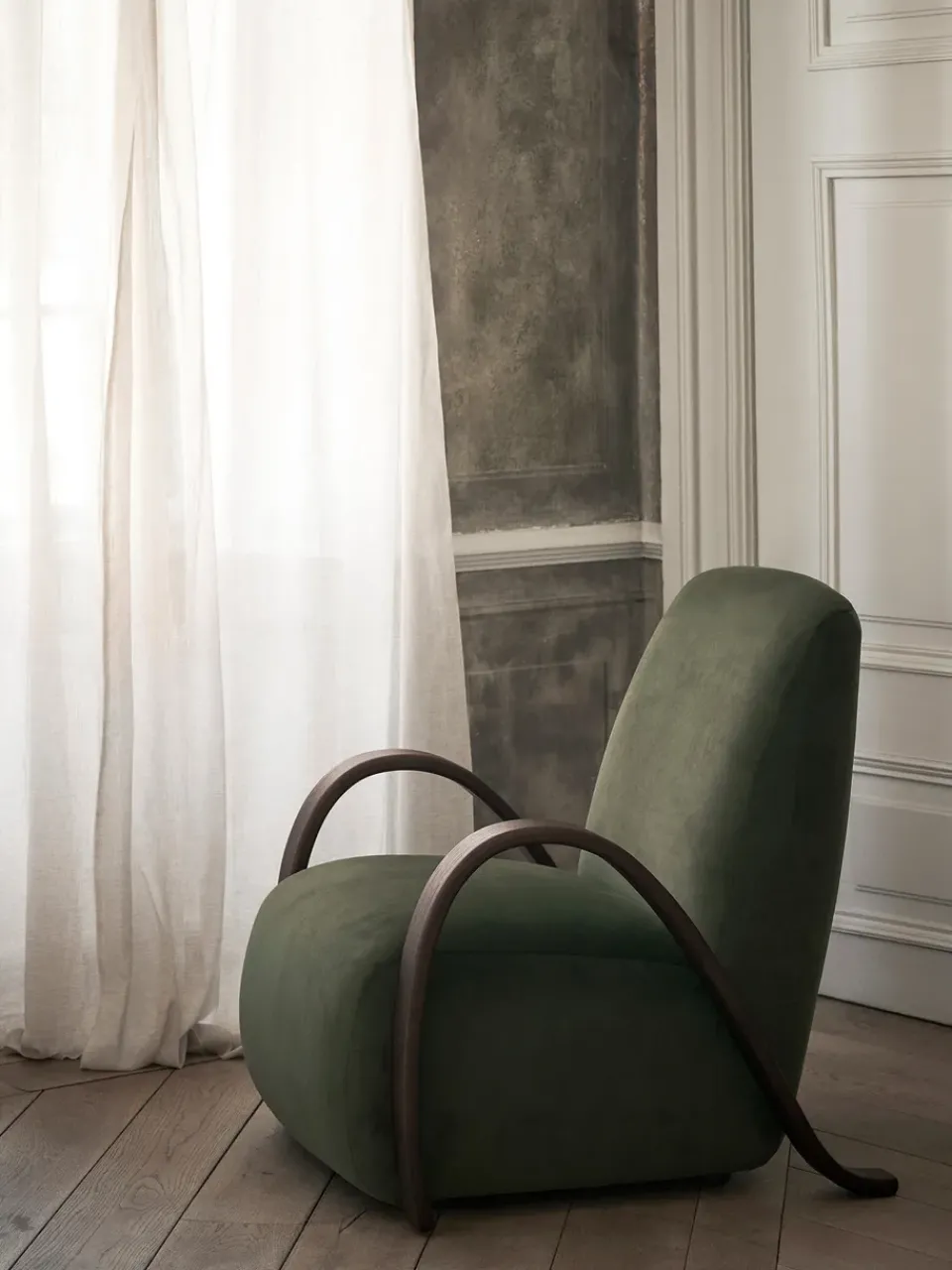 Buur lounge chair Rich Velvet, Pino*Ferm Living Clearance