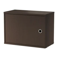 Cabinet con puerta batiente , Roble oscuro, 58×30 cm*String Clearance