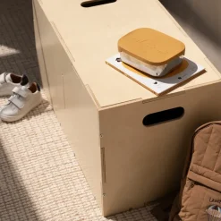 Caja de almacenamiento Cube Long, Abedul*Nofred