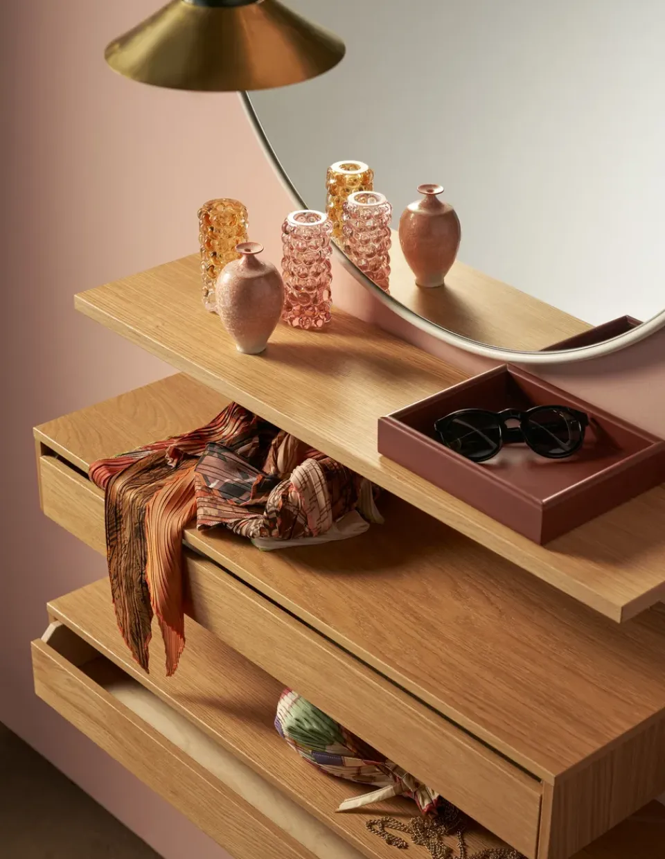 Cajón Pythagoras L, roble*Maze Outlet
