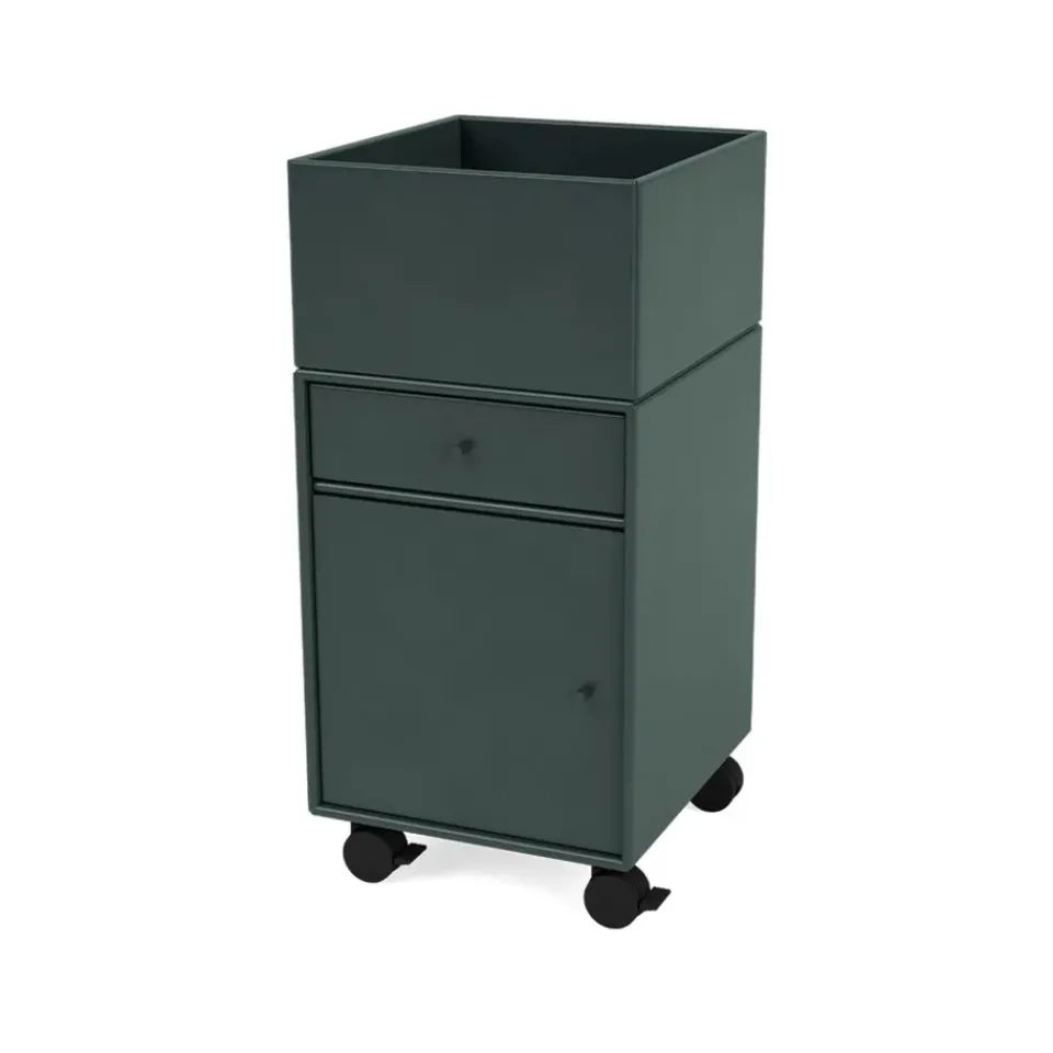 Cajonera con ruedas Runner, Black jade 163*Montana Hot