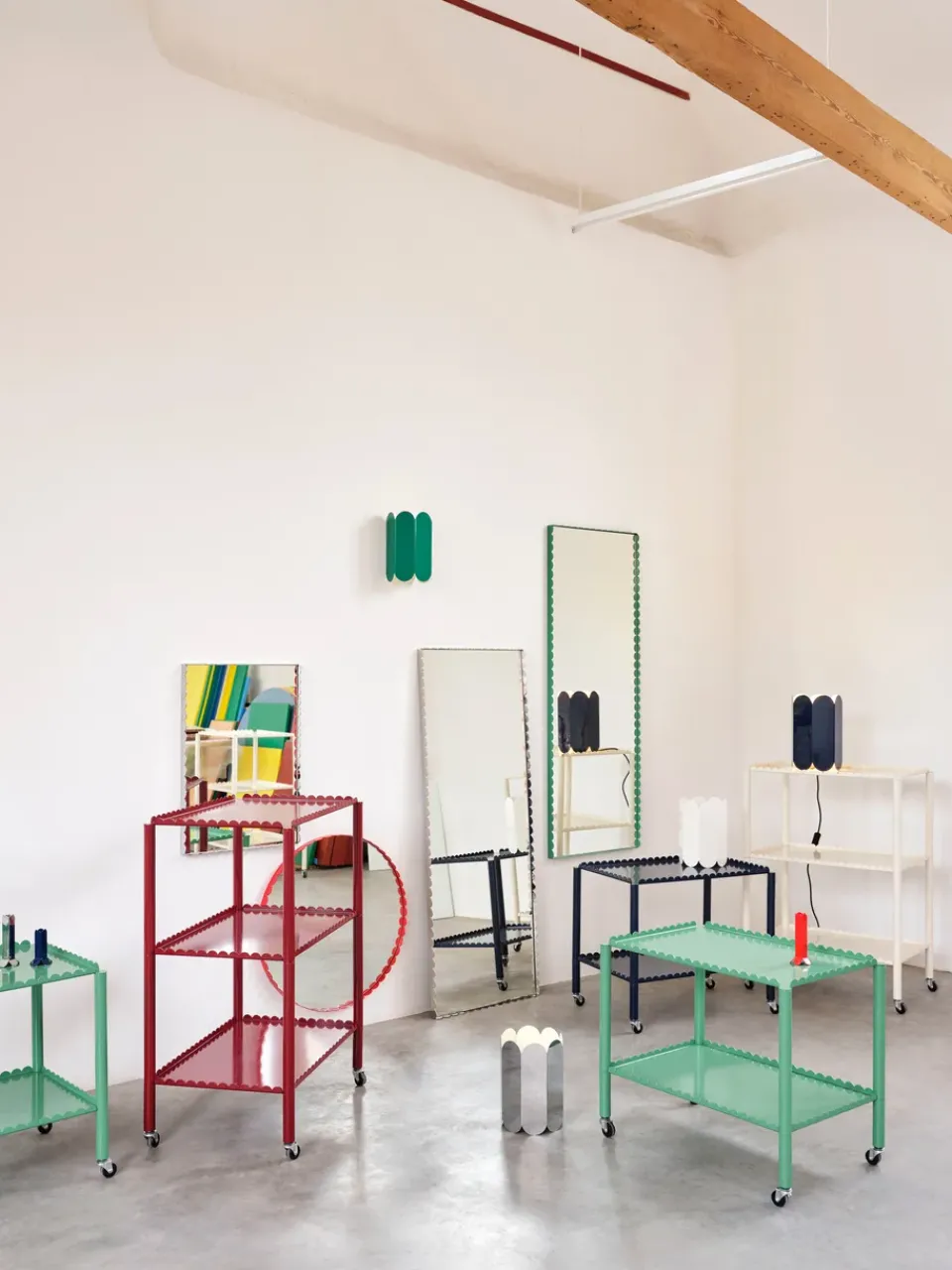 Carrito Arcs Trolley Low, Soft jade*HAY Best