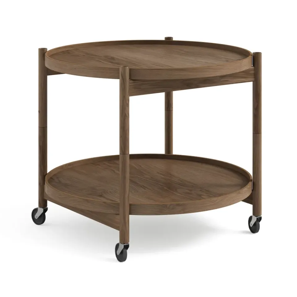 Carrito Bølling Tray Table model 60, Roble ahumado, estructura de roble aceitado humo*Brdr. Krüger Online