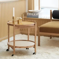 Carrito Bølling Tray Table model 50, Haya aceitada, estructura de haya aceitada*Brdr. Krüger Online