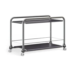 Carrito con ruedas Tension, Cromo-graphit texture*Lammhults Sale