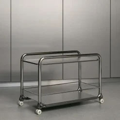 Carrito con ruedas Tension, Cromo-graphit texture*Lammhults Sale