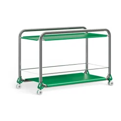 Carrito con ruedas Tension, Krom-green*Lammhults Discount
