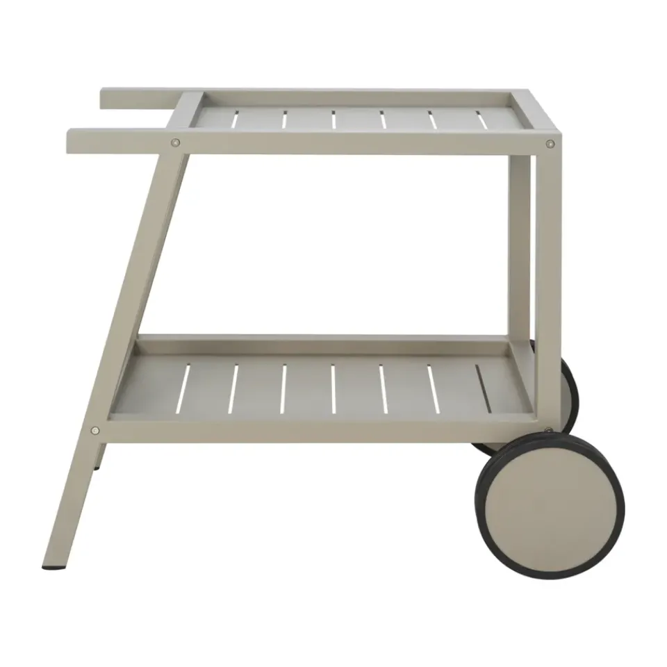 Carrito de servicio Samvaro 86x49x69 cm, Caqui*Brafab Online