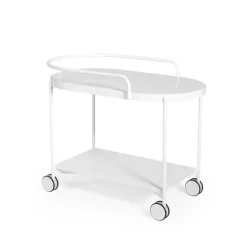 Carro con ruedas Lene, White, mdf*SMD Design Sale