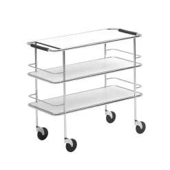 Carro de servicio Cargo, Laminado -cromo*Lammhults Best