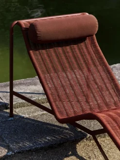 Chaise longue Palissade Cord, Iron red*HAY Clearance