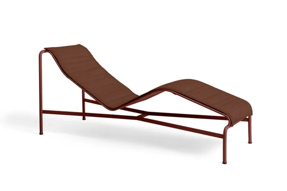 Chaise longue Palissade, Iron red*HAY