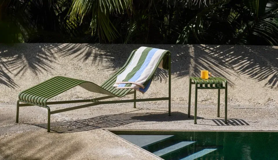 Chaise longue Palissade, Olive*HAY Hot