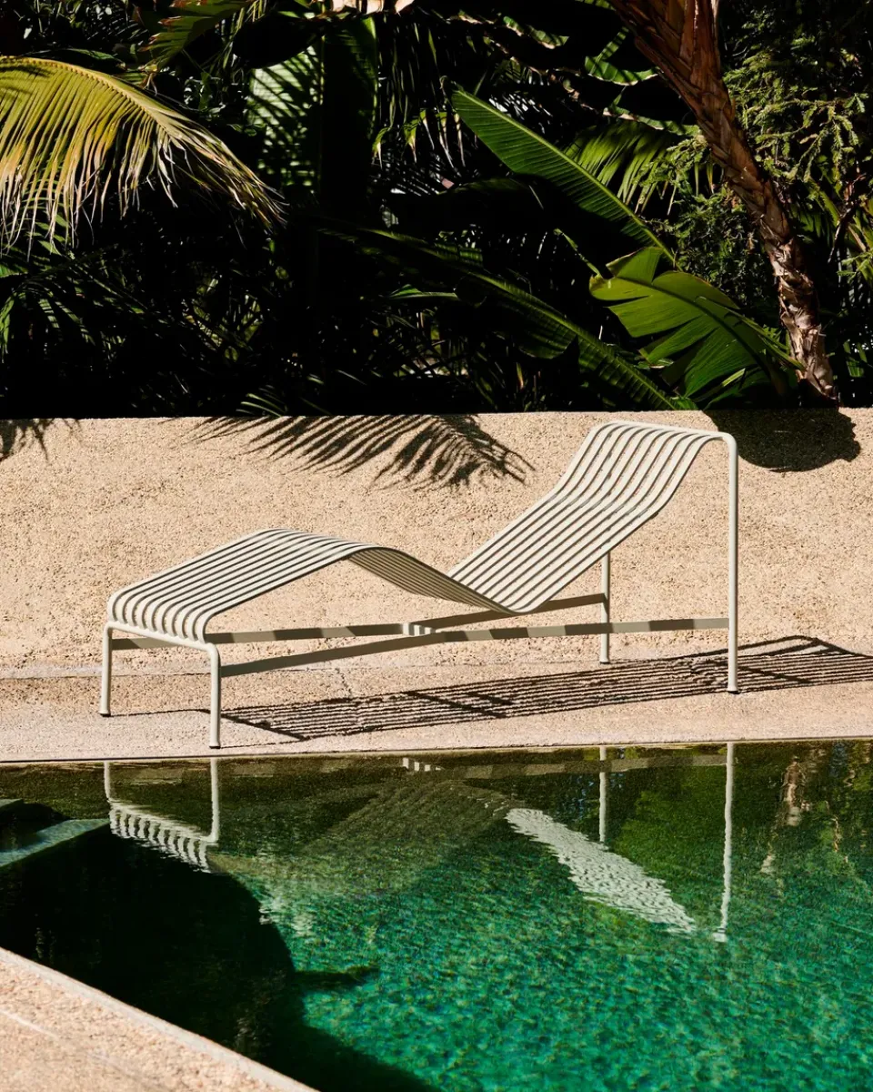Chaise longue Palissade, Sky grey*HAY Outlet