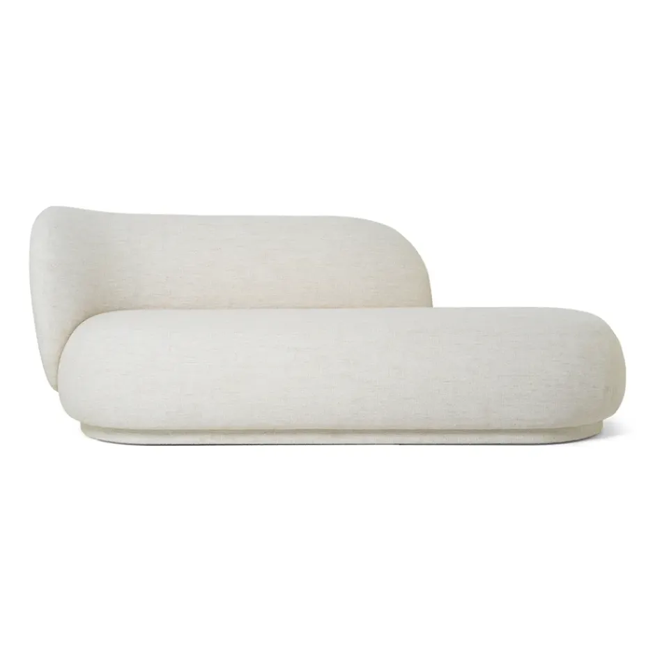 Chaiselongue Diván bouclé Rico izquierda, Offwhite*Ferm Living New