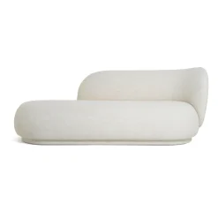 Chaiselongue Diván bouclé Rico derecha, Offwhite*Ferm Living Discount