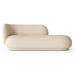 Chaiselongue Diván Rico izquierda, Brushed offwhite*Ferm Living Outlet
