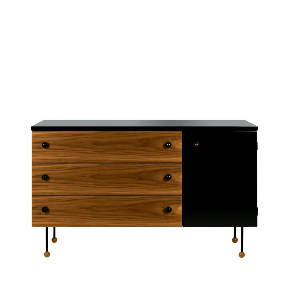 Cómoda 62 Dresser, American walnut, 3 cajones*GUBI Best