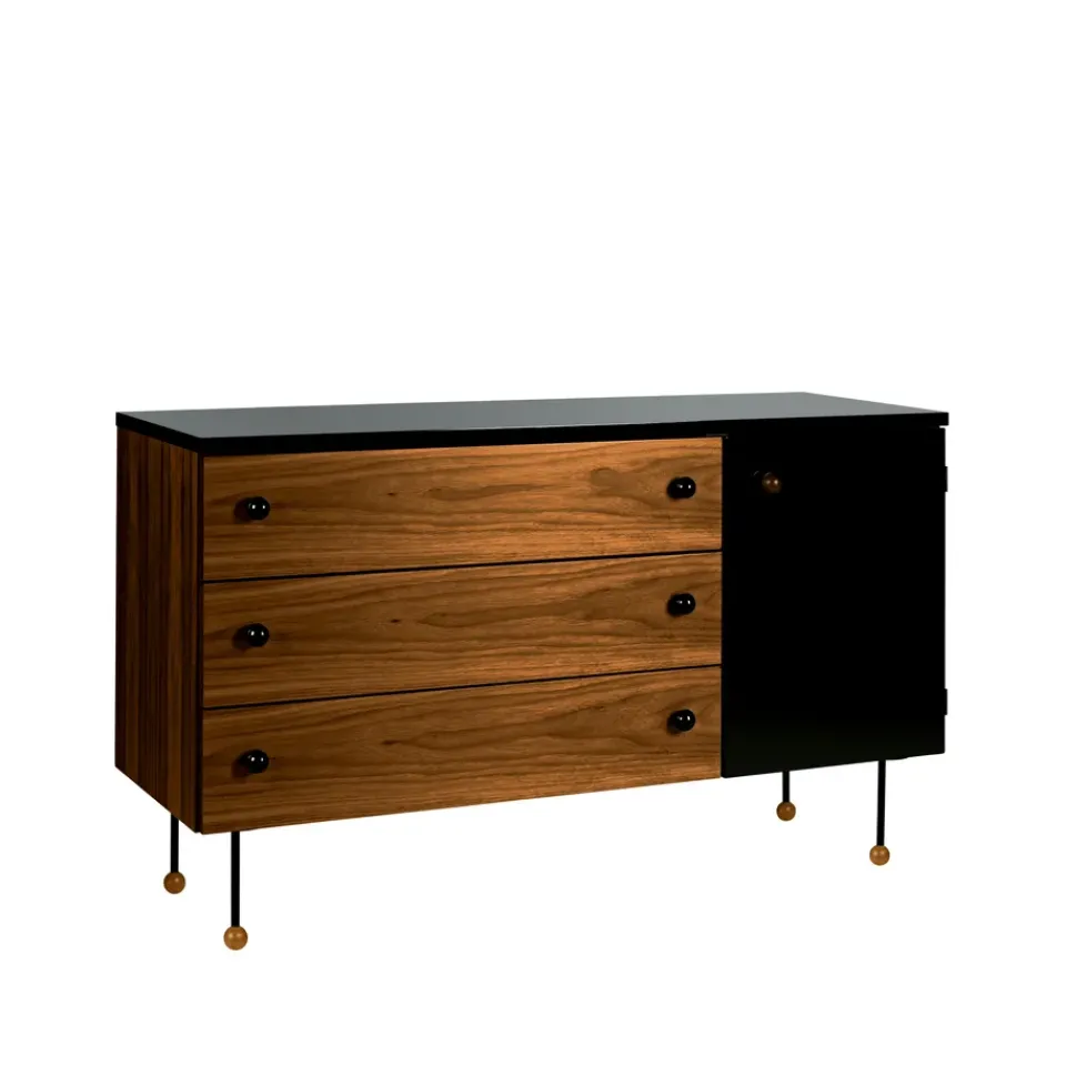 Cómoda 62 Dresser, American walnut, 3 cajones*GUBI Best