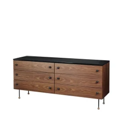 Cómoda 62 Dresser, American walnut, 6 cajones*GUBI Sale