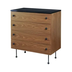 Cómoda 62 Dresser, American walnut, 4 cajones*GUBI Best