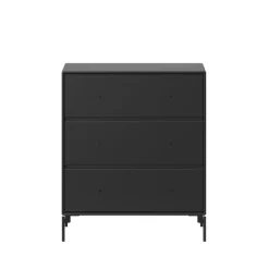 Cómoda Carry, Black 05, patas lacadas en*Montana Outlet