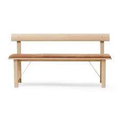 Cojín asiento Position 155 cm, Cuero natural*Form & Refine New