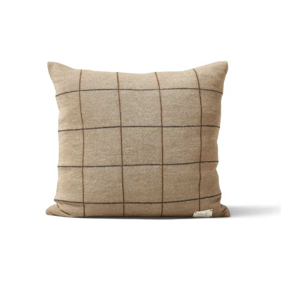 Cojín Aymara 52x52 cm, New square brown*Form & Refine Sale