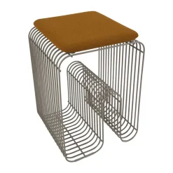 Cojín Curva para taburete Curva 27x32,5 cm, Amber*AYTM New