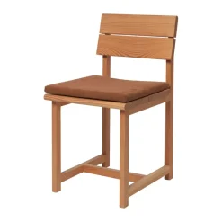 Cojín de asiento Align, Brown clay, 40x40 cm*Ferm Living Best
