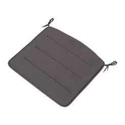 Cojín de asiento Linear Steel Armchair, Twitell dark grey*Muuto