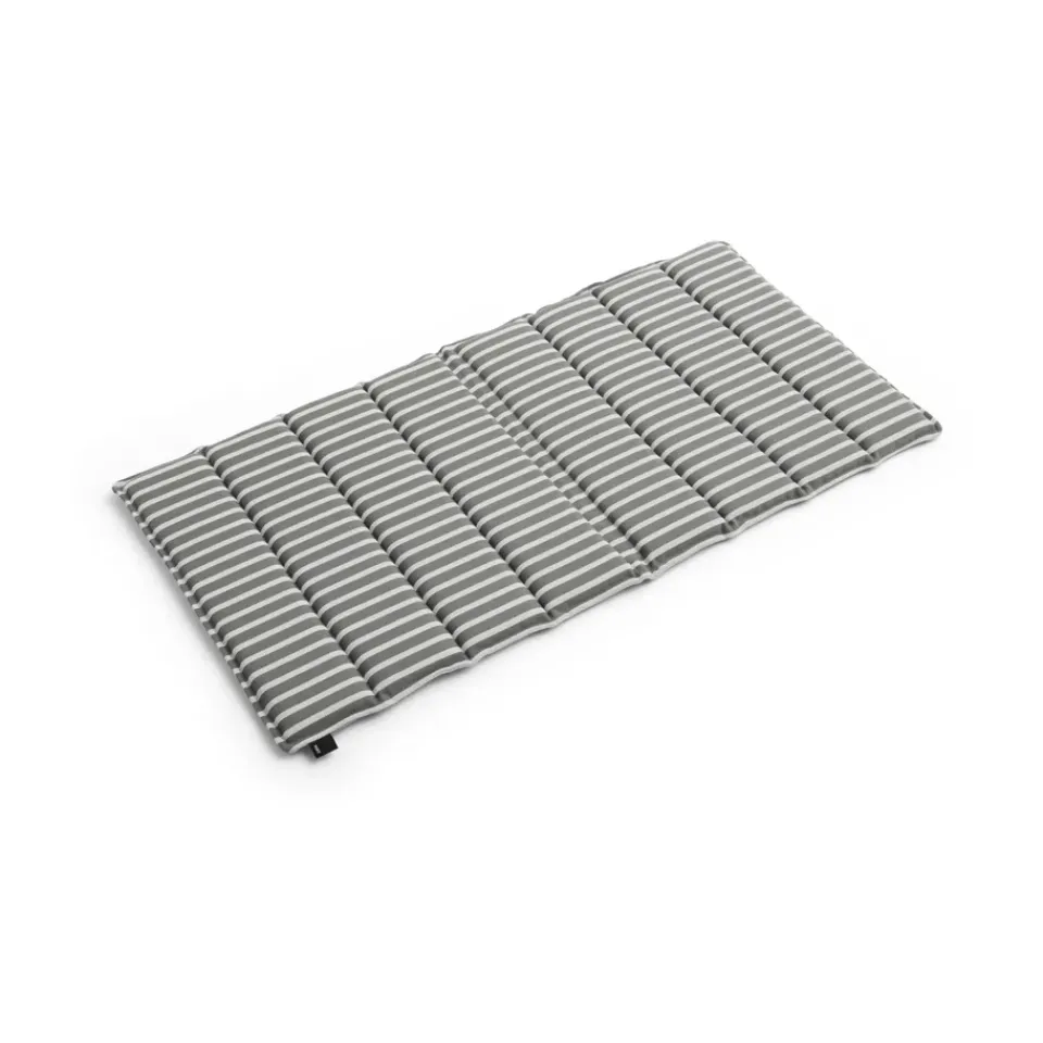 Cojín de asiento Terrazza Folding, Grey bold stripe, 82x40 cm*HAY Discount