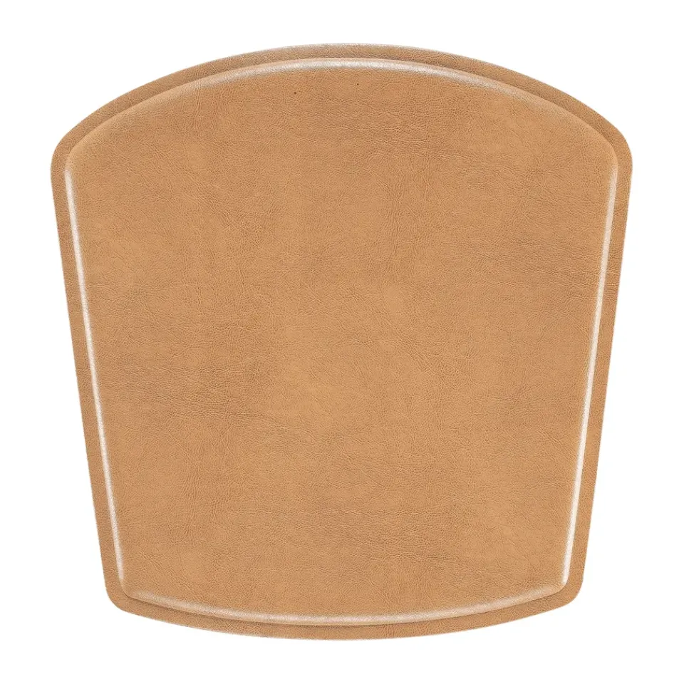 Cojín de silla bar/silla junior ZigZag, Cuero bonded camel*Hans K Best