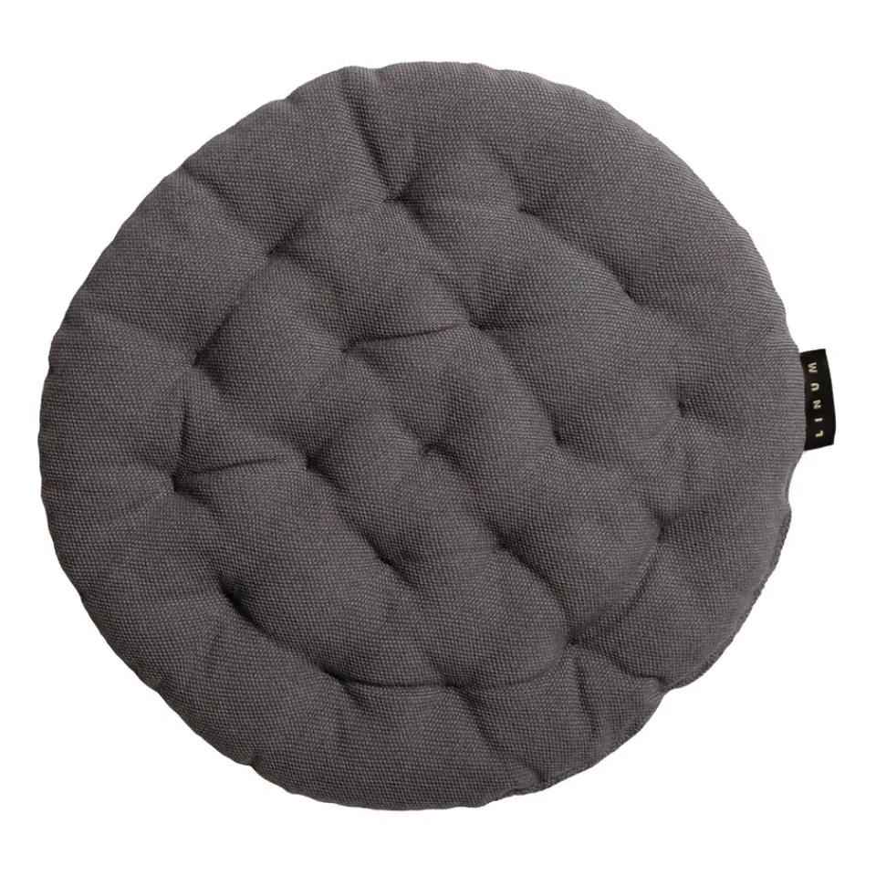 Cojín de silla Pepper Ø37 cm, granito*Linum New