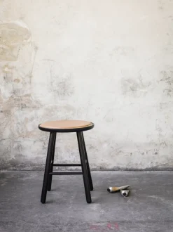 Cojín de silla taburete/taburete de bar ZigZag, Cuero bonded*Hans K