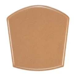 Cojín de silla ZigZag, Cuero bonded camel*Hans K Outlet