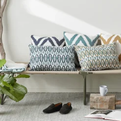 Cojín Diamond, Heaven blue/offwhite*Chhatwal & Jonsson Hot