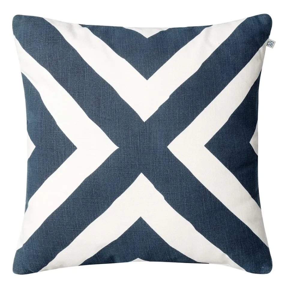 Cojín Impal Outdoor, Blue/off white, 50 cm*Chhatwal & Jonsson New