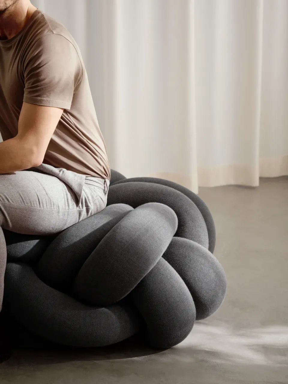 Cojín Knot XL, Grey*Design House Stockholm Best